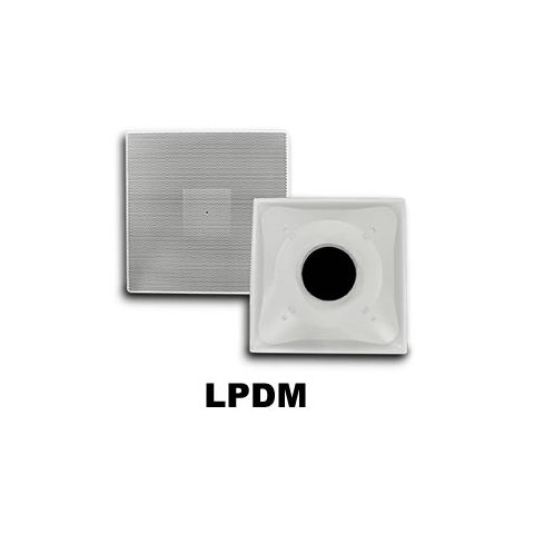 Metal-Fab Light Commercial-Perforated Diffuser Metal-8 Inch Collar - LPDM8