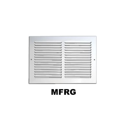 Metal-Fab Return Air Grille 25x16 White - MFRG2516W