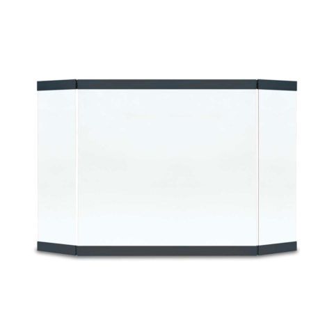 Pilgrim Modern Glass Screen - Matte Black - 18192MBK