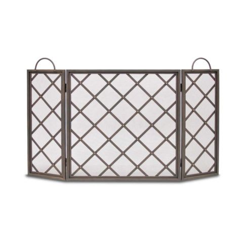 Pilgrim Iron Weave Tri Panel Screen - 18199