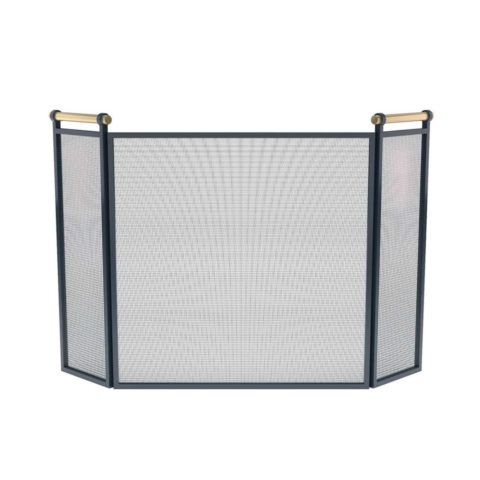 Pilgrim Calabar Tri Panel Screen - Black - 18230MBK