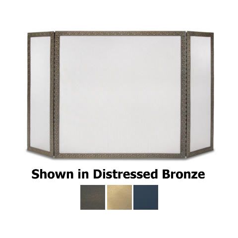 Pilgrim Ballard Embossed Tri Panel Screen - Matte Black - 18263