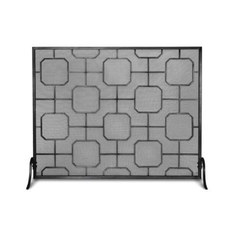 Pilgrim Madison Fireplace Screen - Black - 18308