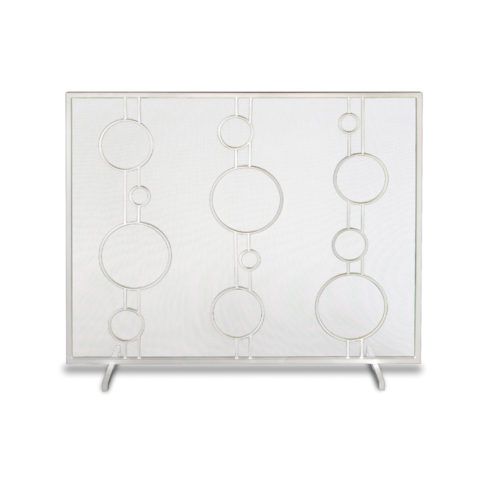 Pilgrim Luna Fireplace Screen - Stainless Steel - 18314