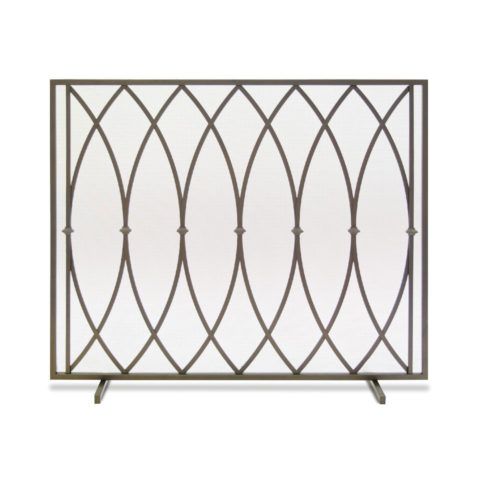 Pilgrim Addison Fireplace Screen - Burnished Bronze - 18322