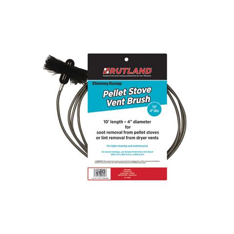 Rutland 4 Pellet Stove/Dryer Vent Brush - 10 ft - 17410