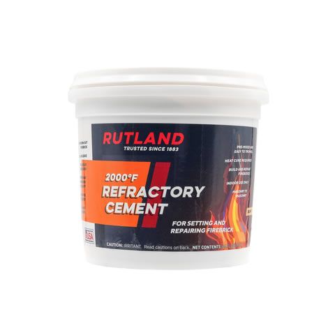 Rutland REFRACTORY CEMENT - Tub - 64 fl oz - 610