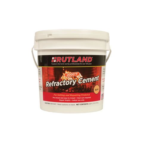 Rutland REFRACTORY CEMENT - Tub - 128 fl oz - 611