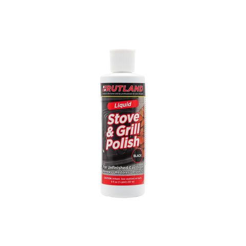 Rutland LIQUID STOVE & GRILL POLISH - Bottle - 8 oz - 72