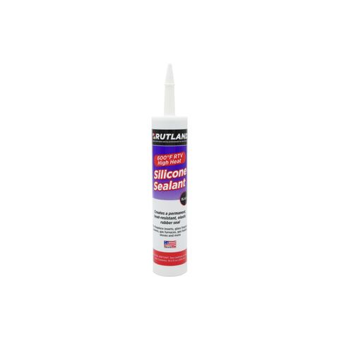 Rutland 600 degrees F RTV SILICONE SEALANT (Black) - Cartridge - 10.3 fl oz - 76B