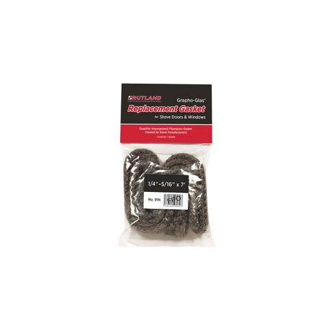 Rutland GRAPHO-GLAS Gasket - Rope - 7 x 1/4 - 5/16 - 91N