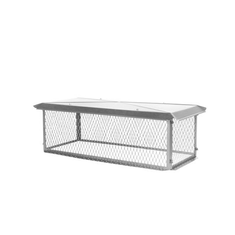 HY-C BigTop 17 x 35 Stainless Steel Multi-Flue Chimney Cap - 14 Height - BT1735K-14W