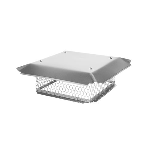 HY-C BigTop 14 x 14 Stainless Steel Multi-Flue Chimney Cap - 8 Height - BT1414