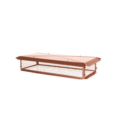 HY-C BigTop 17 x 49 Copper Multi-Flue Chimney Cap - 9 Height - CBT1749K
