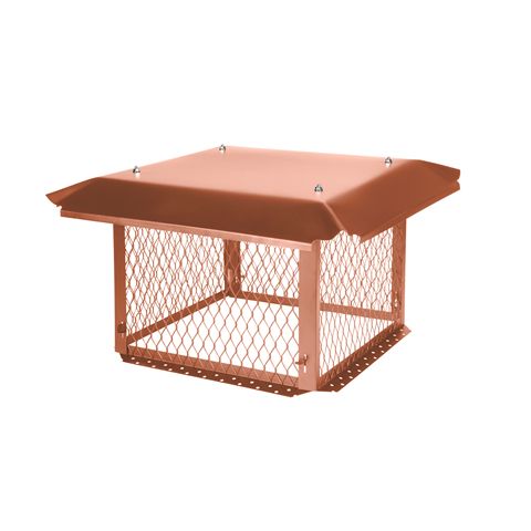 HY-C BigTop 14 x 14 Copper Multi-Flue Chimney Cap - 14 Height - CBT1414K-14W