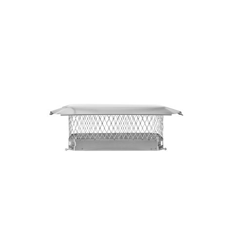 Draft King 9 x 18 Bolt-On Single Flue Stainless Steel Chimney Cap - SS918U