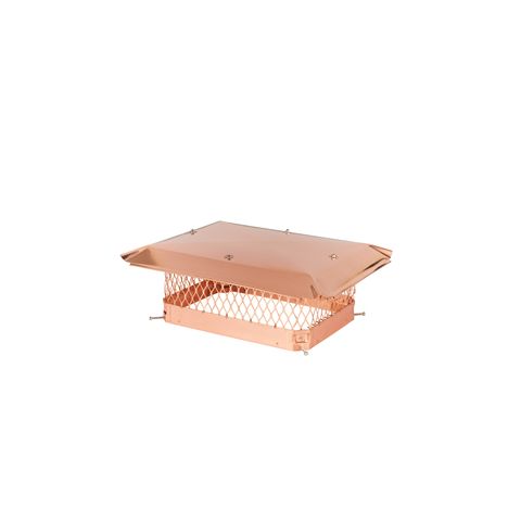 Draft King 18 x 13 Bolt-On Single Flue Chimney Cap - Copper - CP1318