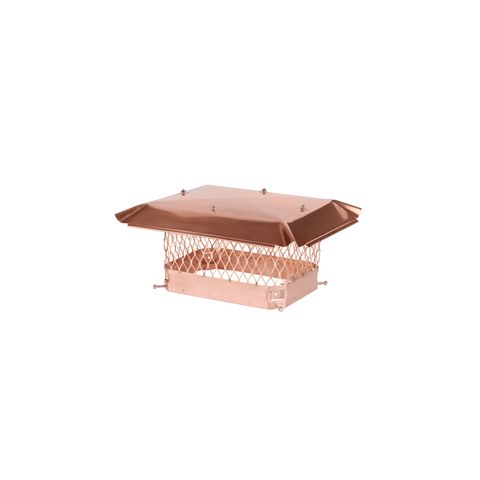 Draft King 13 x 9 Bolt-On Single Flue Chimney Cap - Copper - CP913