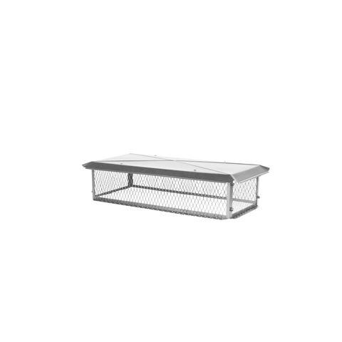 HY-C BigTop 13 x 19 Stainless Steel Multi-Flue Chimney Cap - 10 Height - BT1319K-10W