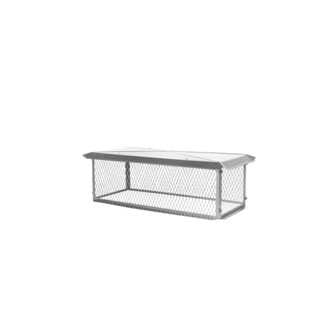 HY-C BigTop 13 x 19 Stainless Steel Multi-Flue Chimney Cap - 14 Height - BT1319K-14W