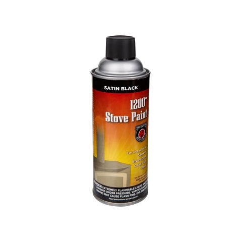 Meecos Red Devil Satin Black High Temp Stove Spray Paint - Part Number 405