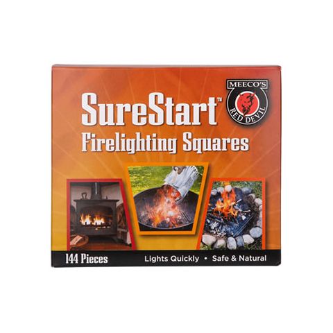 Meecos Red Devil Firelighting Squares - 144 pack - Part Number 419