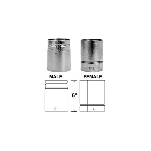 Selkirk 8'' RV Universal Adapter - Male - 108081 - 8RV-UAM