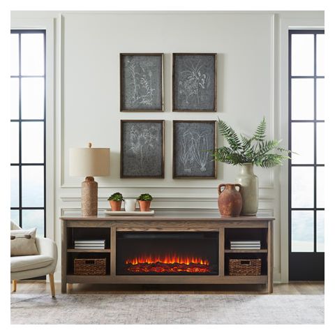 Real Flame 13211E-AOAK Electric Fireplace