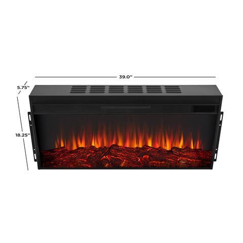 Real Flame 13211E-DOAK Firebox DIMS