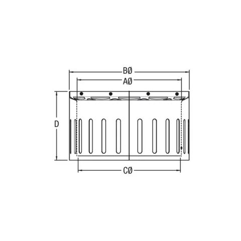 VORTEX VENTED STOVE ADAPTER DOUBLE WALL BLACK SPECS