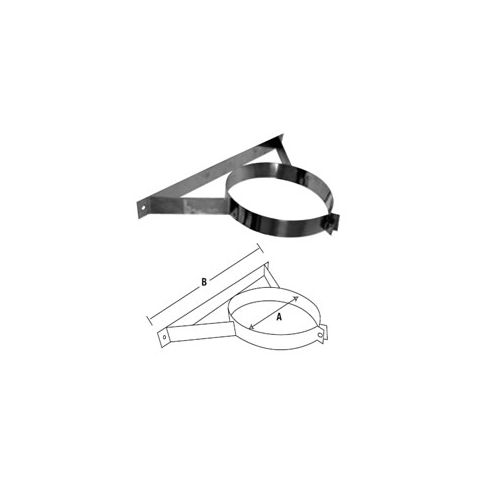 Selkirk MetalBest 5" Ultra-Temp Wall Band - 5T-WB