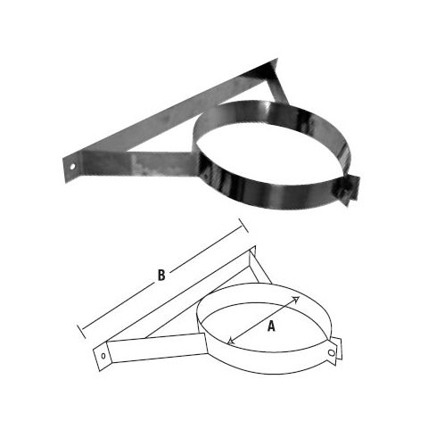 Selkirk MetalBest 6" Ultra-Temp Wall Band - 6T-WB