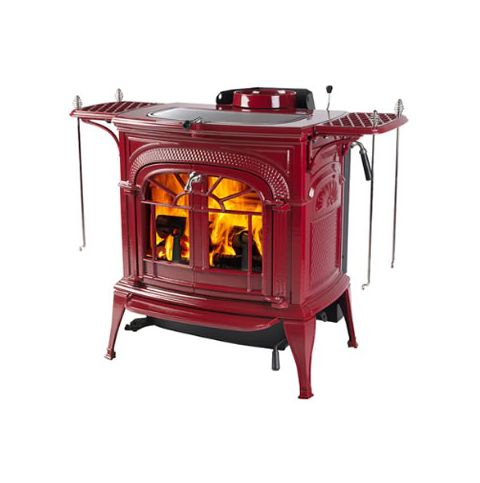 Vermont Castings Intrepid Flexburn Wood Stove - Bordeaux Enamel - 0002118