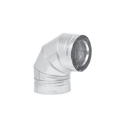 Metal-Fab Direct Vent 90 Degree Swivel Elbow - Black - 4D90LB