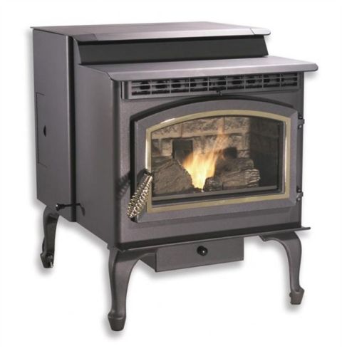 Breckwell P23 Standard Black w/G Trim Freestanding Pellet Stove SP23PS