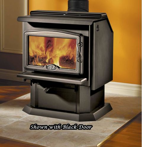 Osburn 1100 Black Door Wood Stove - OB01111