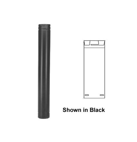 M&G DuraVent PelletVent Pro Straight Length Pipe 3x36 - Galvalume - 3PVP-36 // 3PVP-36