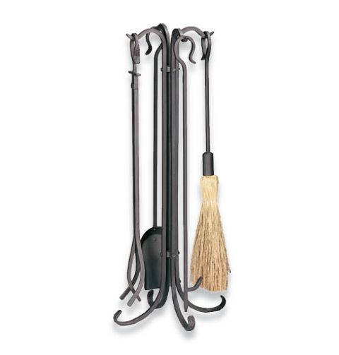 Uniflame 5 Piece Bronze Heavy Weight Rustic Fireset - F-1648