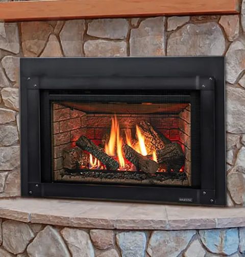 Majestic Trilliant Large 35 Direct Vent Gas Insert With Intellifire Touch Ignition System