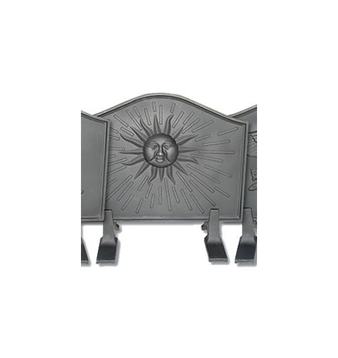 HomComfort Sun Cast Iron Fireback - CIFBSN