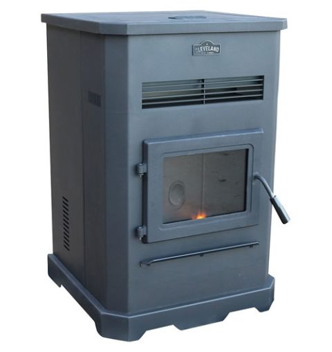 Cleveland Iron Works Large Pellet Stove - F500205 - PS130W-CIW