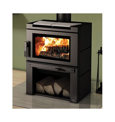 Osburn Matrix Wood Stove w/ Blower - Black Side Panels - OB02020