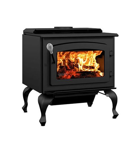 Drolet Escape 1800 Wood Stove On Legs with Black Door - DB03105