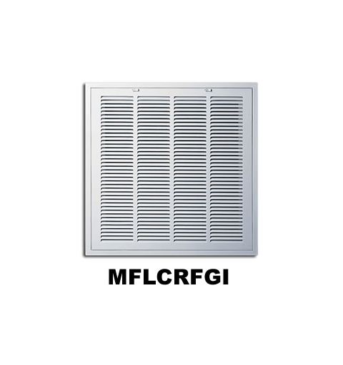 Metal-Fab Light Commercial-Insulated Return Filter Grille - MFLCRFGI