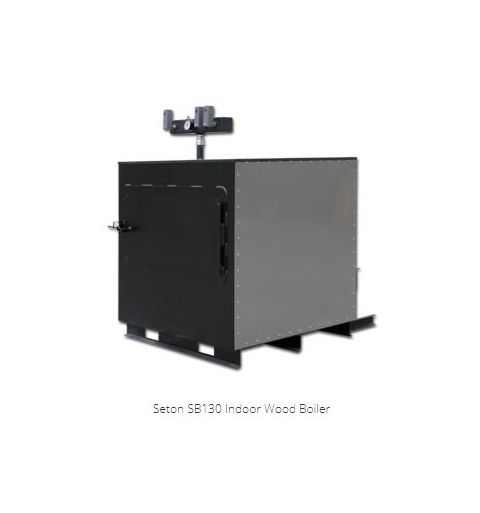 Seton SB130 Indoor Pressurized Wood Gasification Boiler - 130,000 BTU - SB130