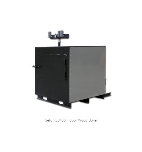 Seton SB180 Indoor Pressurized Wood Gasification Boiler - 180,000 BTU - SB180
