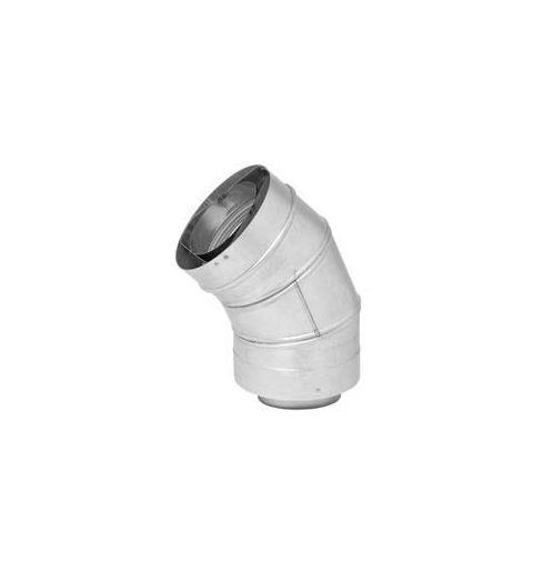 Metal-Fab Corr/Guard 4" D 45 Degree Elbow - DW - 4CG45L304SS