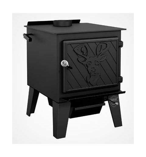 Drolet Black Stag Wood Stove - DB03410