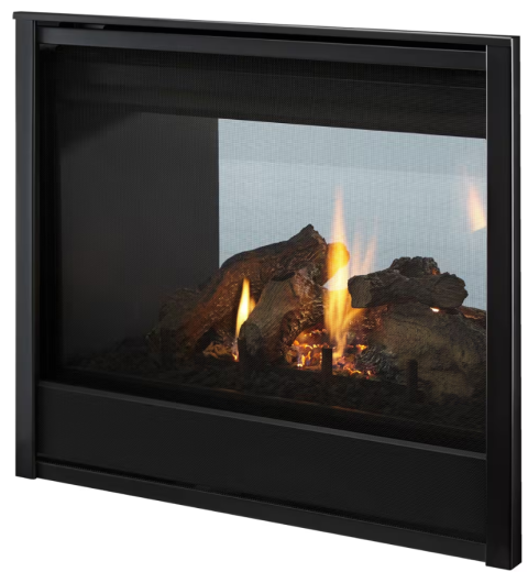 See-Through Gas Fireplace