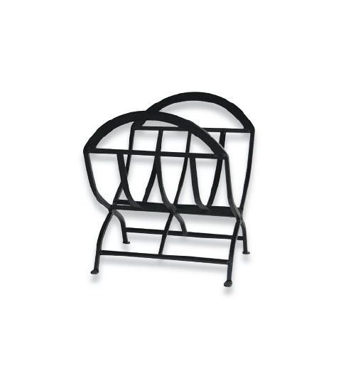 Uniflame Black Wrought Iron Log Rack - W-1038